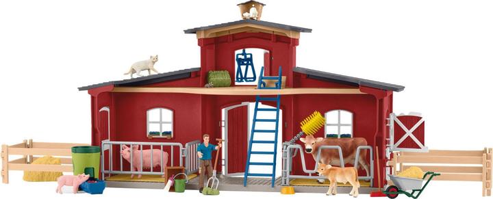 Produktbild Schleich Scheune mit Tieren und Zubehör