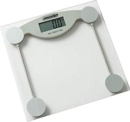 Actual product image Mesko MS 8137 personal scale Rectangle Transparent, White Electronic personal scale (150 kg)