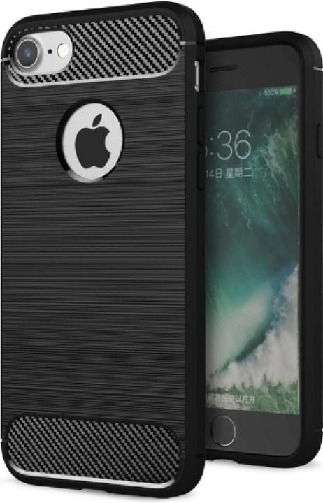 Produktbild Screenguard Apple iPhone 7 Hülle Carbon Brushed Soft TPU (Apple iPhone 7)