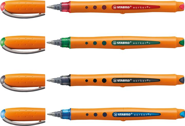 Produktbild STABILO worker+ Tintenroller (Schwarz, 1 x)