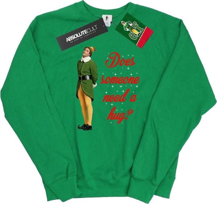 Actual product image Elf Womens/Ladies Hug Buddy Sweatshirt (XXL)