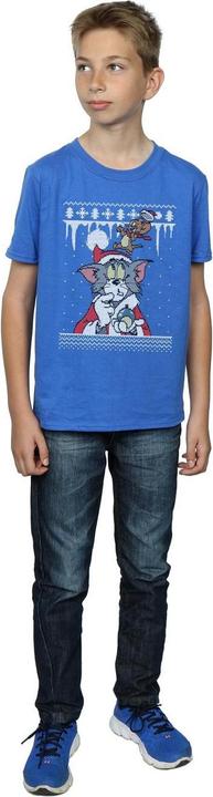 Immagine prodotto Tom & Jerry Christmas Fair Isle Maglietta Ragazzi (128)