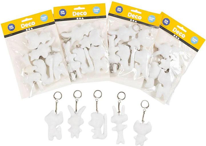 Image du produit Creativ Company Figurines textiles avec porte-clés, 25 pcs.