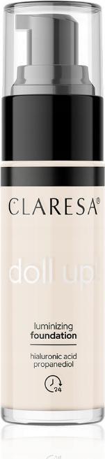 Immagine prodotto Claresa Doll Up Fondotinta illuminante per il viso 01 Fair Light 34G (01 Luce equa)
