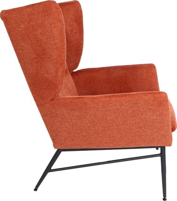 Produktbild Mendler Lounge-Sessel HWC-L62, Stoff/Textil Metall - terracotta-braun