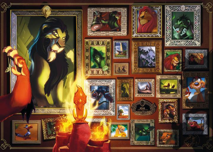 Immagine prodotto Ravensburger Puzzle 12000101 - Scar - Puzzle da 1000 pezzi del cattivo Disney per adulti e bambini (1000 pezzi)