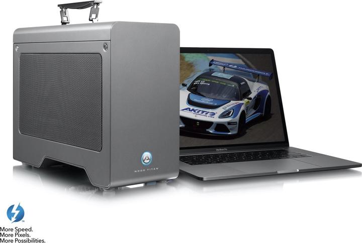 Actual product image Akitio Titanium node (2.5")