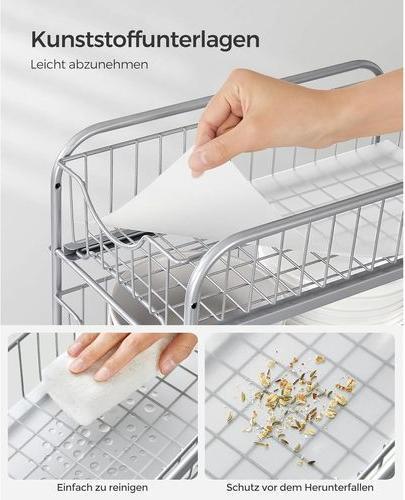 Produktbild Songmics Küchenregal 2 Schubladen