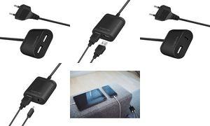 Image du produit LogiLink Fiche d'adaptation USB avec câble fixe (12 W)