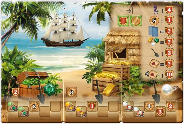 Actual product image Super Meeple Pirates of Maracaibo - Tuiles promo inclus (f) (French)