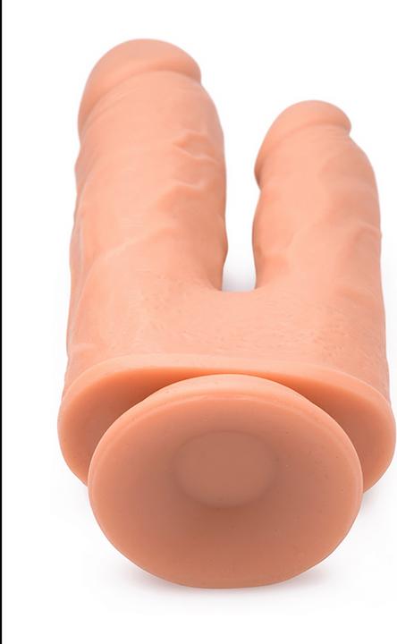 Immagine prodotto Curve Toys 8" Double Penetration Dildo 10X w/Turbo Mode - Light
