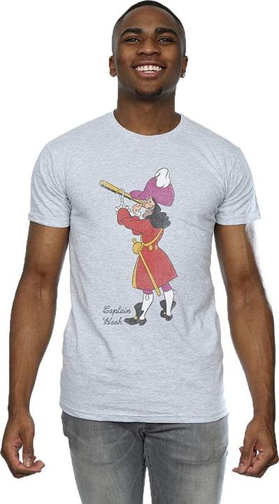Image du produit Disney Mens Classic Captain Hook Heather T-Shirt (M)