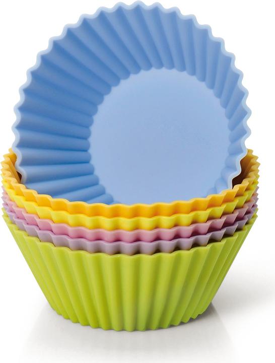 Produktbild Kaiser Silikon-Muffinform-Set 6 Stück farbig Creativ (7 cm)