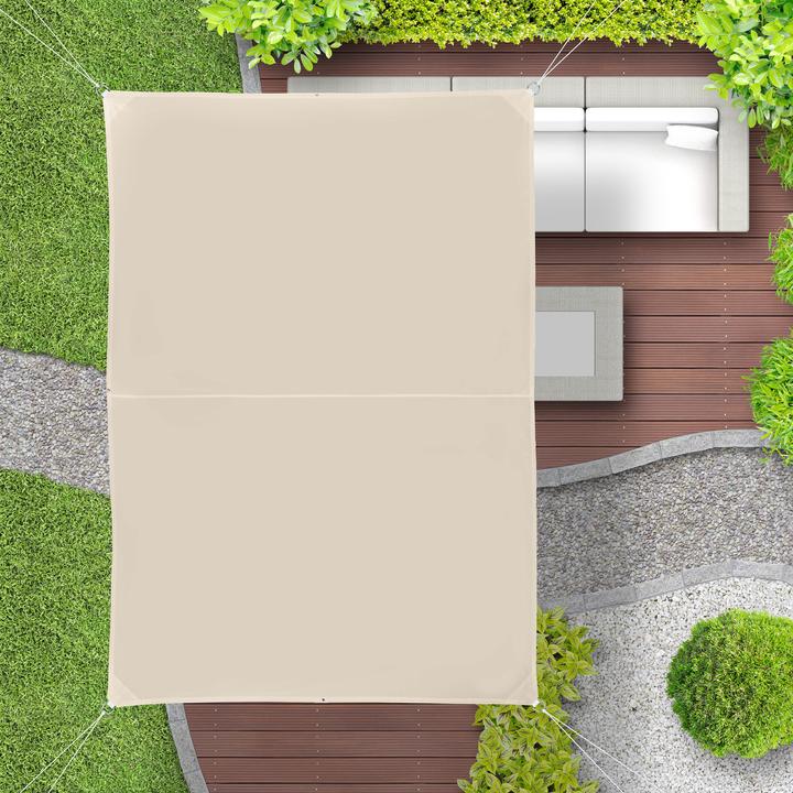Actual product image Relaxdays Sonnensegel (400 x 200 x 0.5 cm)
