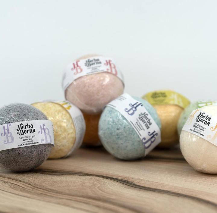 Immagine prodotto Herba di Berna Palla da bagno al mango e alla pesca (Bombe da bagno)