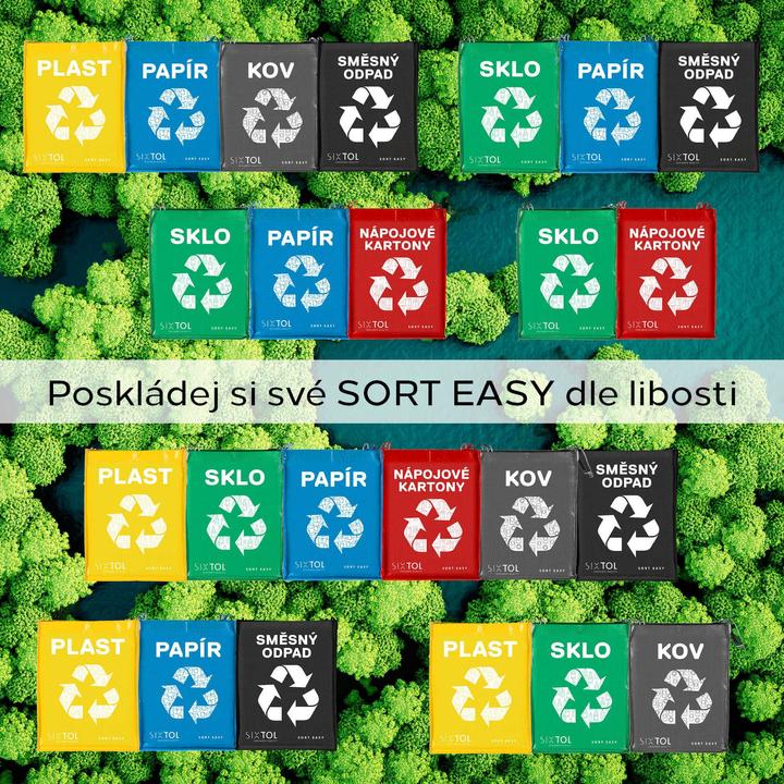 Actual product image Sixtol SORT EASY METAL sorted bin liner, 30x30x40cm, 36l (36 l)