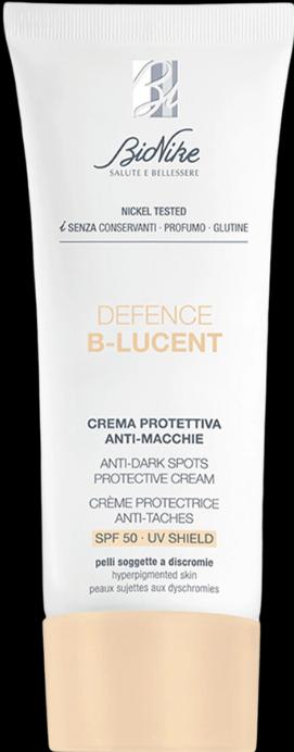 Image du produit BioNike DEFENCE B-LUCENT Crème protectrice contre les taches brunes (Crème solaire, SPF 50, 40 ml)