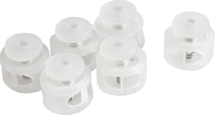 Actual product image Rico Clasps, neon 6 pcs, approx. 13.7 x 13.9 mm