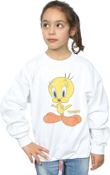 Produktbild Looney Tunes Tweety Pie Distressed Sweatshirt Mädchen (152, 158)