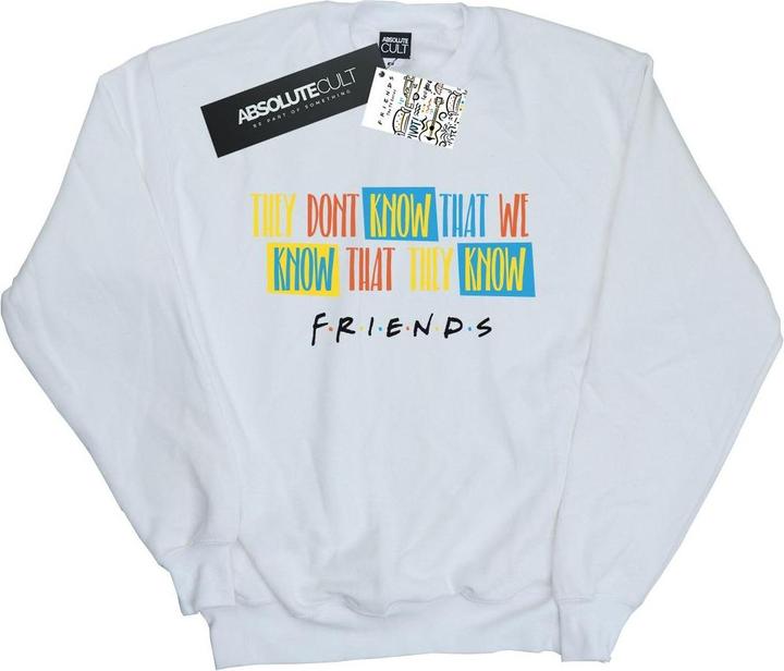 Friends They Don't Know Script Sweatshirt Mädchen