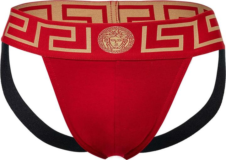 Immagine prodotto Versace Underpants Jock Strap Jersey Topeka Bi-Stretch Cotton Organic New Logo (XXL, Confezione singola)