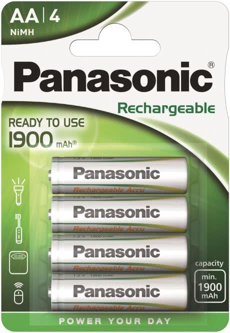 Actual product image Panasonic Rechargeable (4 pcs., AA, 2050 mAh)