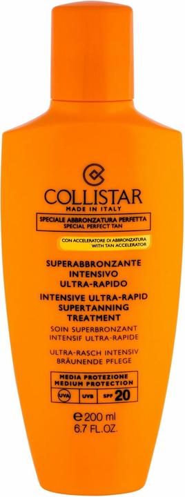 Collistar CS Sun - Intensive Ultra-Rapid Supertanning Treatment SPF20 (Sonnencreme, SPF 20, 200 ml)