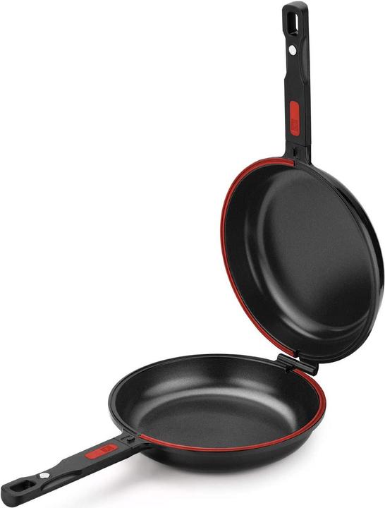 BRA Teglia doppia, 24 cm (24 cm, Padella per friggere, Alluminio pressofuso)