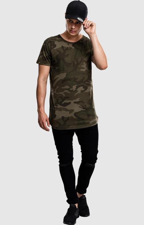 Actual product image Urban Classics Camo Shaped Long Tee (M)