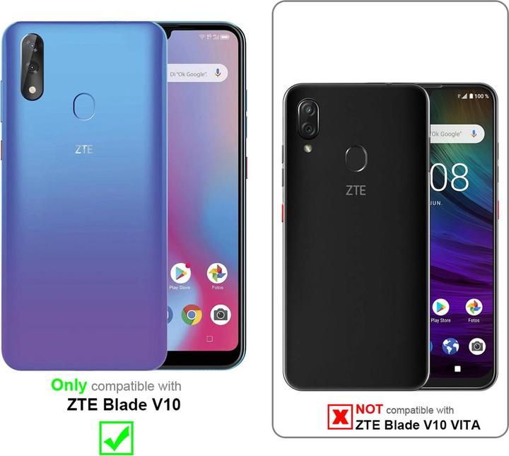 Actual product image Cadorabo Display protection glass (1 Piece, ZTE Blade V10)