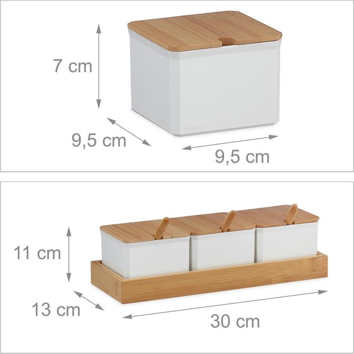 Produktbild Relaxdays Gewürzbehälter-Set (0.40 l)