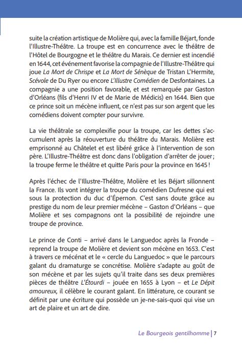 Produktbild Le bourgeois gentilhomme (Französisch, Molière, 2023)