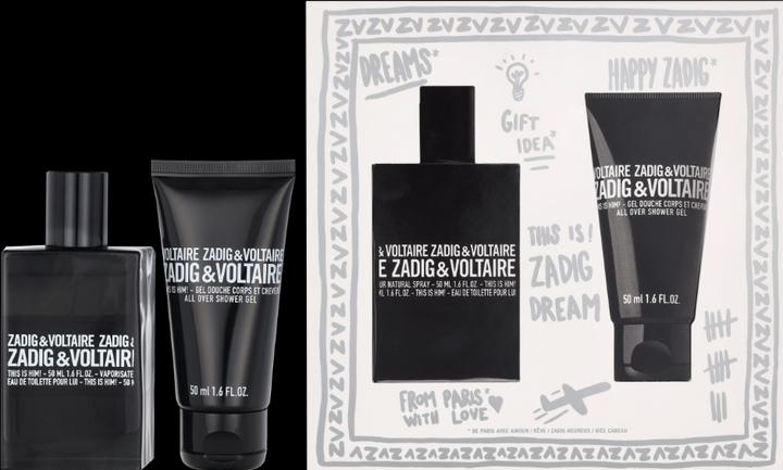Produktbild Zadig & Voltaire This is Him! Christmas 2023 Eau de Toilette 50 / Shower Gel (Eau de Toilette, 100 ml)