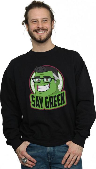 Immagine prodotto Avengers Endgame Hulk Say Green Felpa Uomo (S)