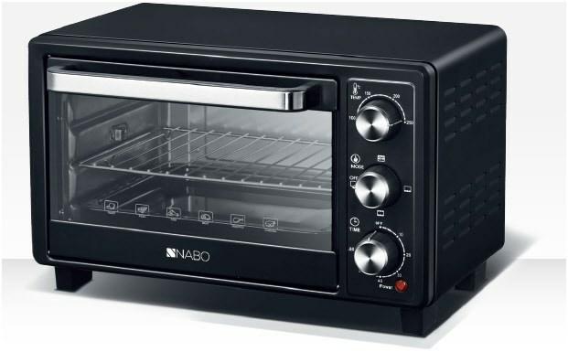 Actual product image NABO Mini oven BM1600 black/stainless steel