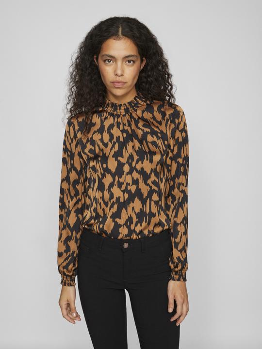 Actual product image Vila High Neck Top with Long Sleeves (38)