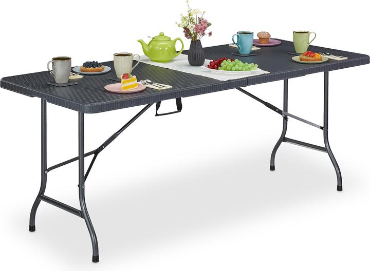 Produktbild Relaxdays Gartentisch (180 cm)