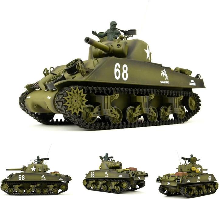 Produktbild Es-toys Heng Long RC Panzer US M4A3 Sherman (RTR Ready-to-Run)
