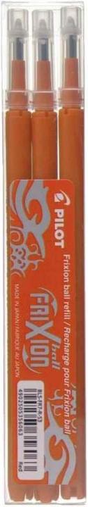 Actual product image Pilot FriXion Refill Set à 3 (Refill, Orange, 0.35 mm)