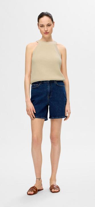 Actual product image Selected Femme Knitted halterneck top (XL)