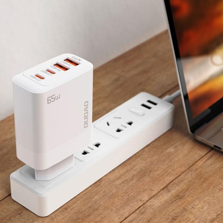 Actual product image Dudao A65EU 65Wattt Adapter GaN (65 W)