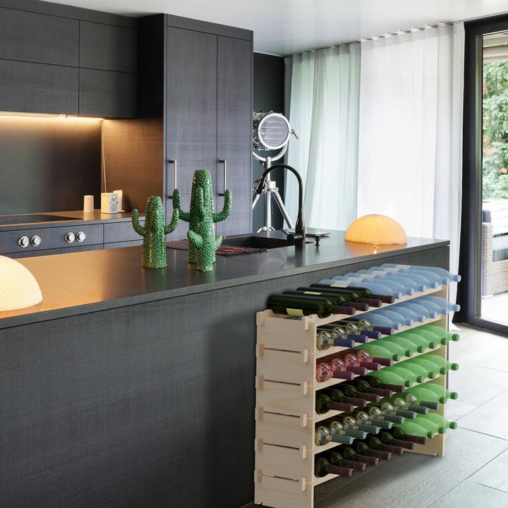 Immagine prodotto Relaxdays Weinregal (103 x 25 x 120 cm)