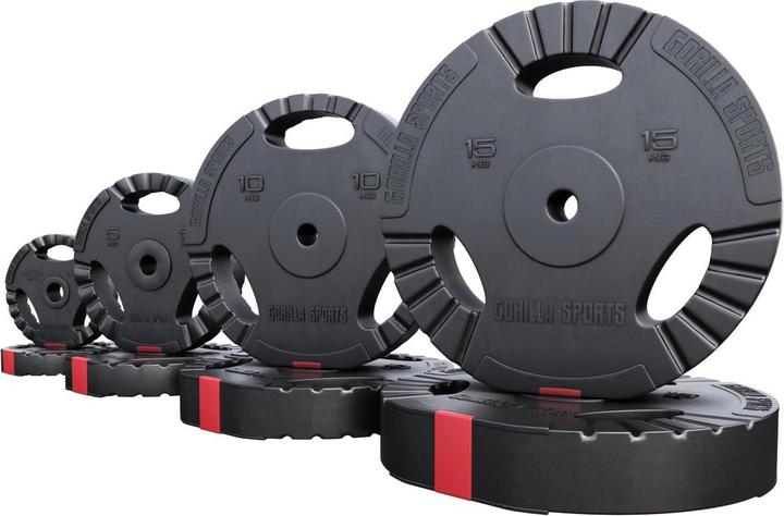 Actual product image Gorilla Sports Weight plates (1 x 10 kg)