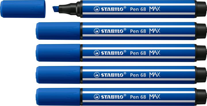 Energy Label STABILO Pen 68 MAX (Ultramarine blue, 5 x)