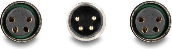 Produktbild Delock M8 T-Splitter A-kodiert 4 Pin Stecker zu 2 x Buchse Parallelschaltung