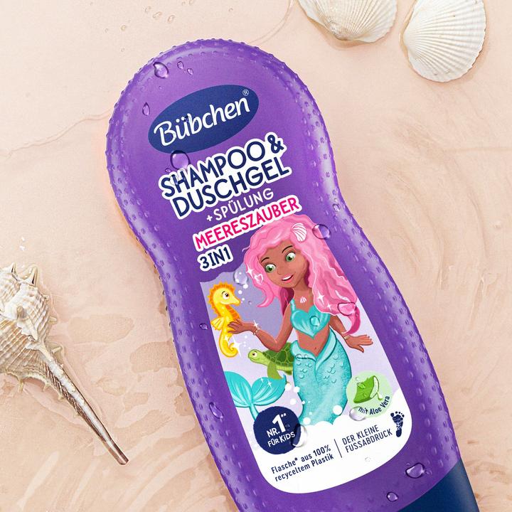 Image du produit Bübchen Shampooing & Gel douche 230ml Magie marine 3en1
