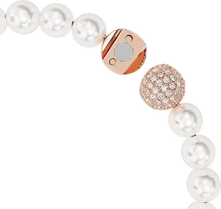 Produktbild Swarovski Nice Armband Feder Weiss Roségold (16.50 cm, Swarovski Metall)