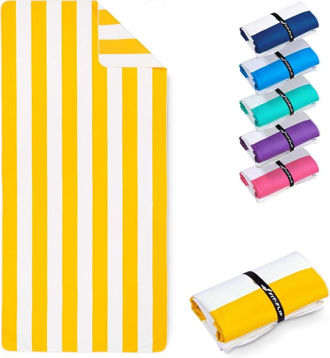 Produktbild Fit-Flip Strandtuch XXL Mikrofaser schnelltrocknendes Badetuch 200x90cm (200 x 90 cm)