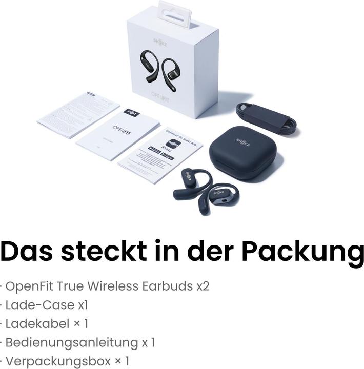 Actual product image Shokz OpenFit (ANC, 7 h, Wireless)
