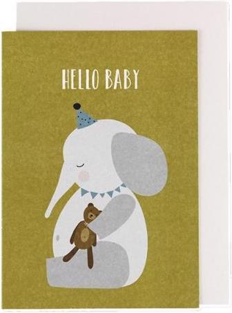 Actual product image Ava&Yves Event ke elephant mustard colored double ke (1 pcs.)